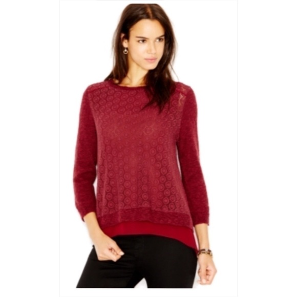 LUCKY Brand  XS Layered Sweater - Picture 1 of 5